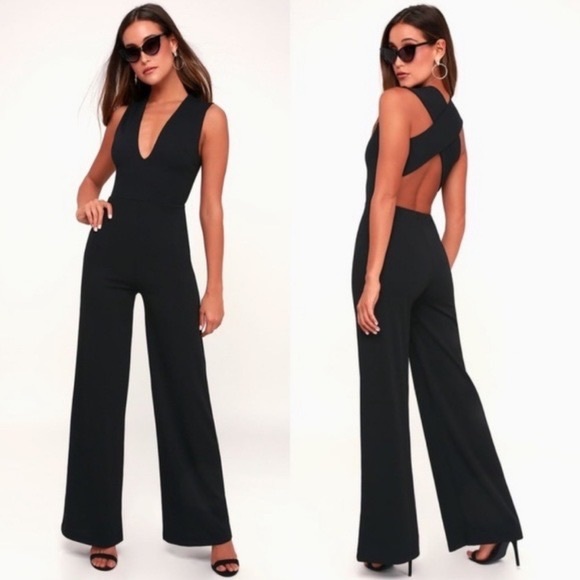 Lulus Pants - ❌SOLD❌Lulus Thinking out Loud Backless Jumpsuit